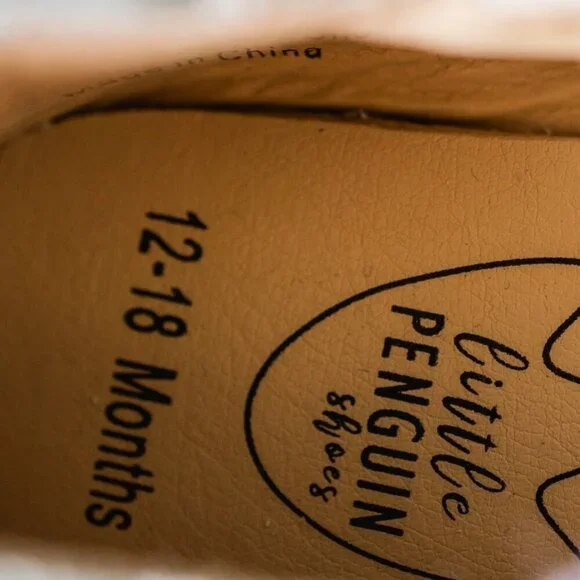 Little Penguin Shoes |  Baby 4 Navy Blue Mary Jane Rainbow - Picture 9 of 9